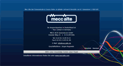 Desktop Screenshot of meccalte.de