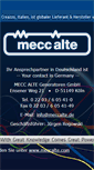 Mobile Screenshot of meccalte.de